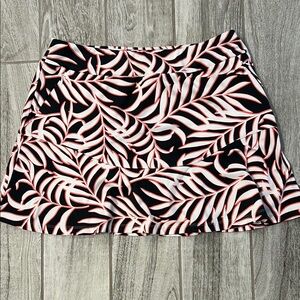 Tail Black and Pink Skater Mini Skirt Resort Wear—size Large
